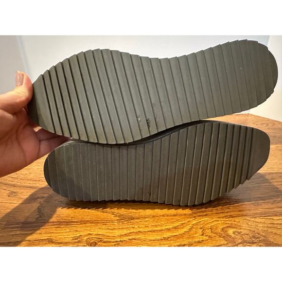 Johnston & Murphy Women’s Gracelyn Platform Loafer Silver Glitter Size 9 Modern - Picture 7 of 11